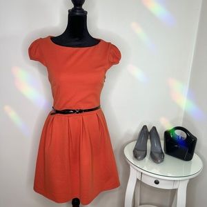 ASOS Orange skater dress
